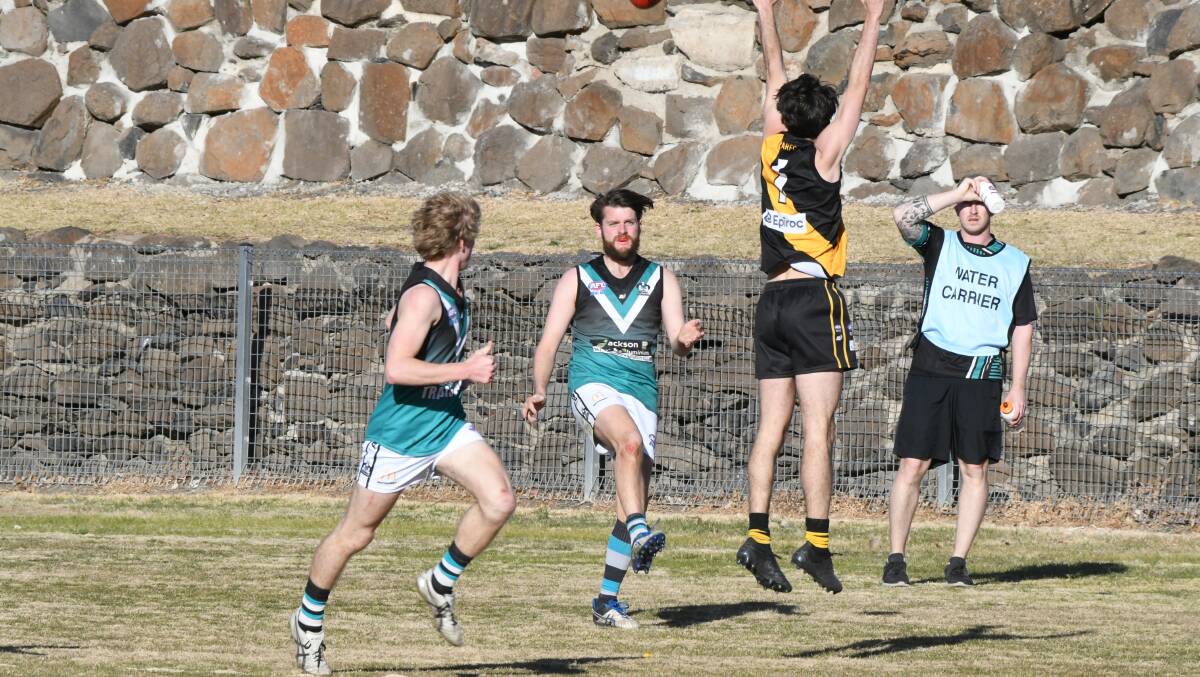 HAPPY LEADER: Tim Hunter and his Bushrangers side have locked in a home grand final. Photo: CHRIS SEABROOK