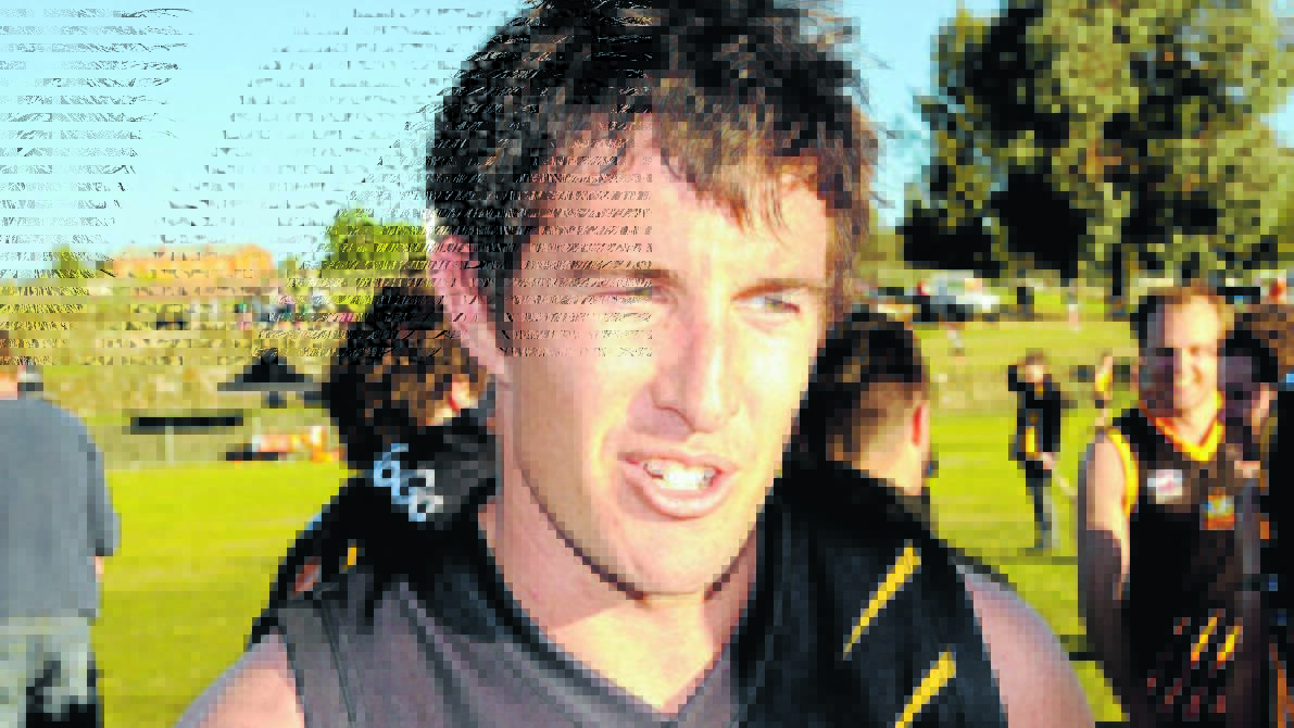STRAPPING YOUNG LAD: A fresh-faced Tim Barry back in 2013, the Tigers' first of three premierships in a row. 