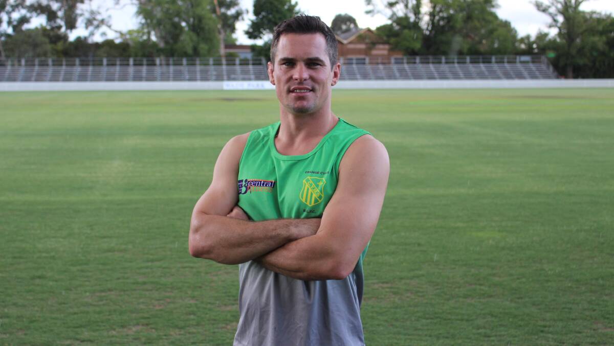 BACK IN GREEN: After 13 years away from Orange, Dan Mortimer is back in CYMS colours at Wade Park ahead of season 2020. Photo: MAX STAINKAMPH