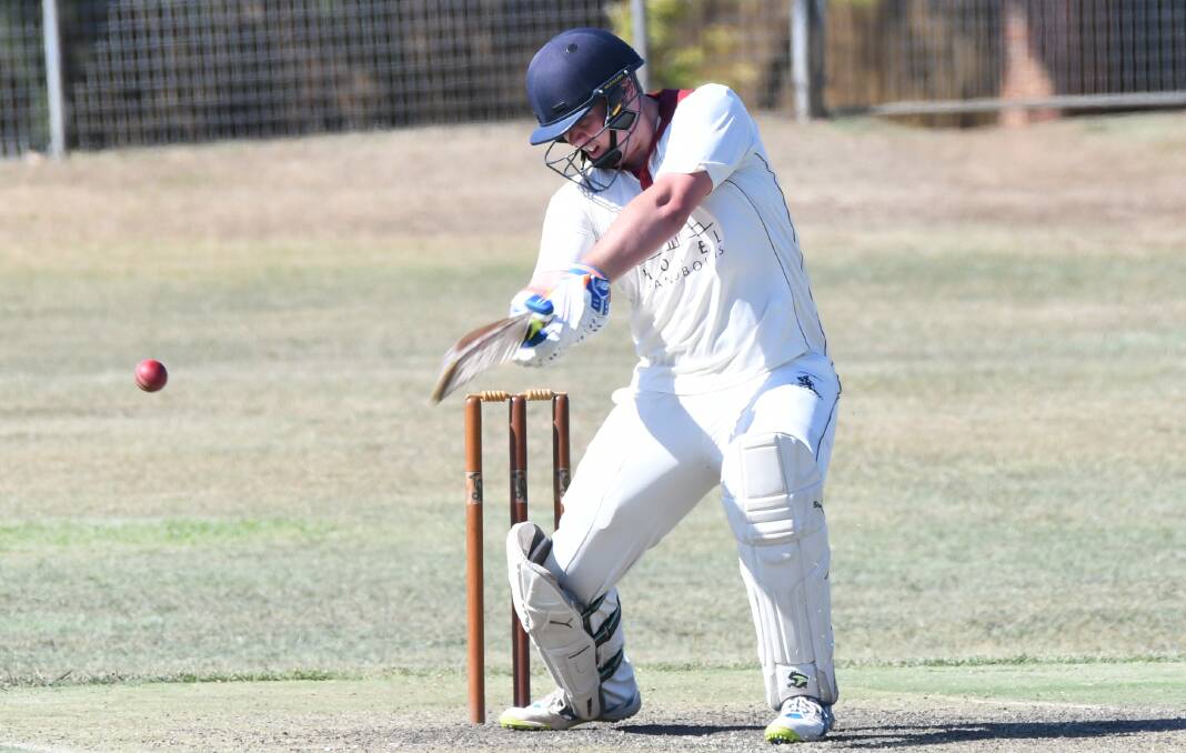 ON SONG: Kaleb Cook transformed his early-season form slump into a massive 151 not out. Photo: CHRIS SEABROOK. 