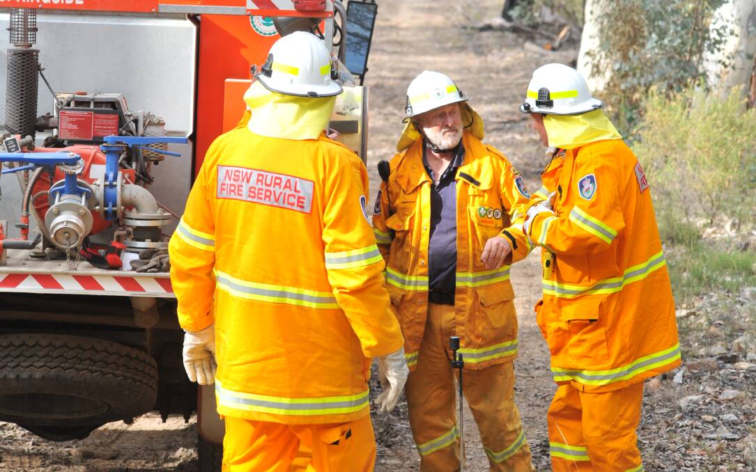 NSW Rural Fire Service crews were called to a fire near Eugowra on Thursday afternoon. FILE PHOTO
