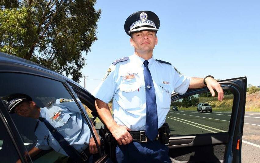 WORDS OF WARNING: Western Region Traffic Tactician Inspector Ben Macfarlane.