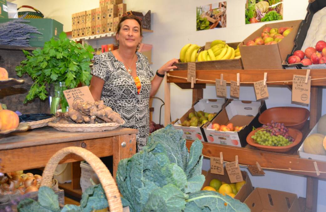 GOING THROUGH THE ROOF: Bathurst Wholefood Co Operative Ltd shop co-ordinator Denise O'Grady says prices for fruits and vegetables have gone up.