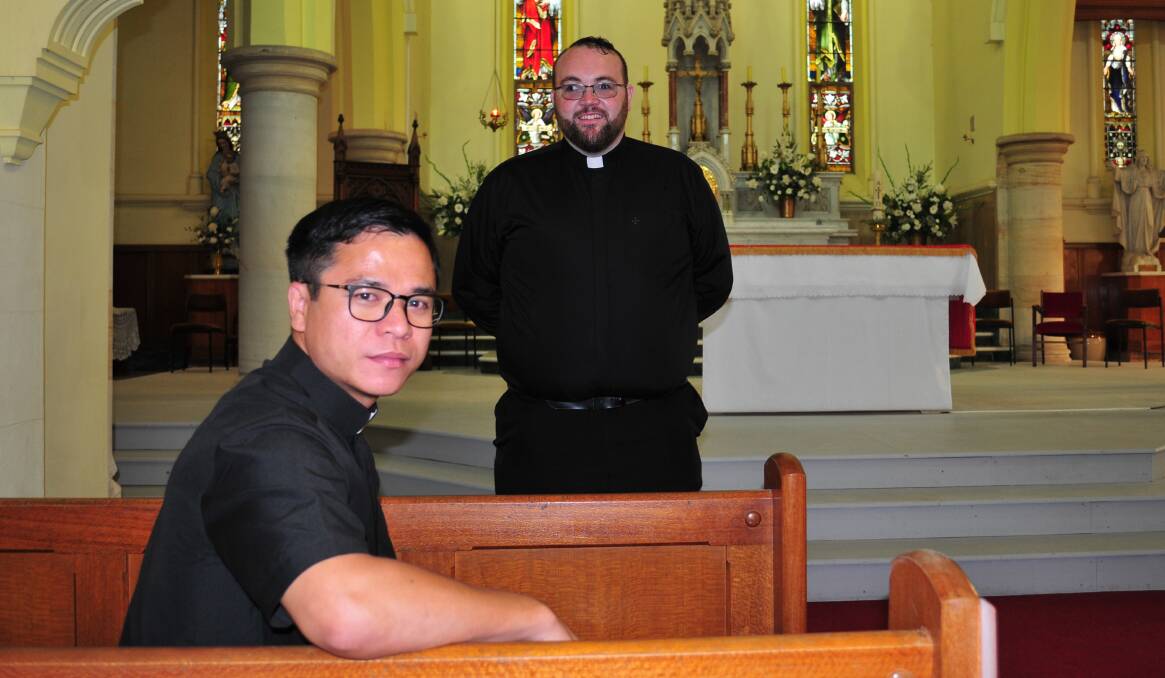 ORDINATION: Deacons, Dong Van Nguyen and Deacon Karl Sinclair, were ordained in the cathedral on Friday night.