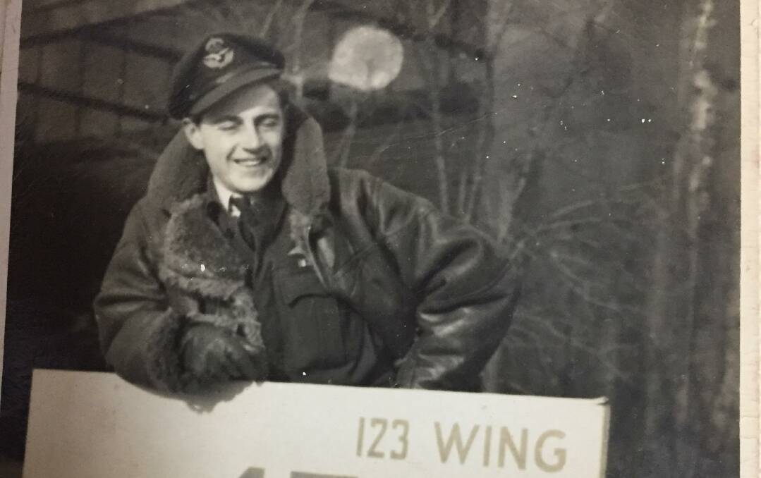 Sid Handsaker during World War II. Picture: Courtesy, Sid Handsaker
