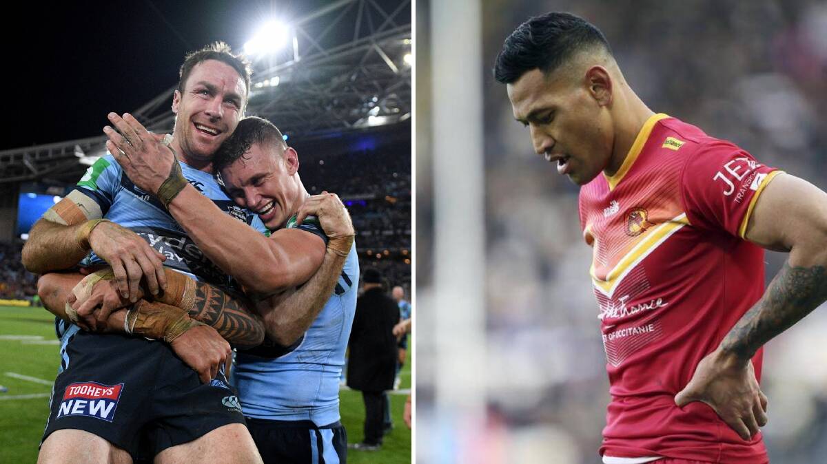 BOMBARDED: Israel Folau spammed with gay pornography by former teammate James Maloney