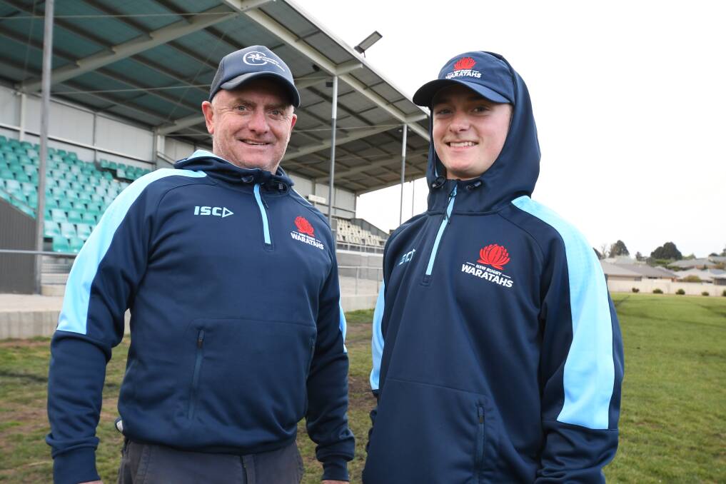 WAY TO GO: George Connaughton has gone from helping out with the NSW Waratahs with son Ollie, to a role with the Wallabies. Photo: JUDE KEOGH.