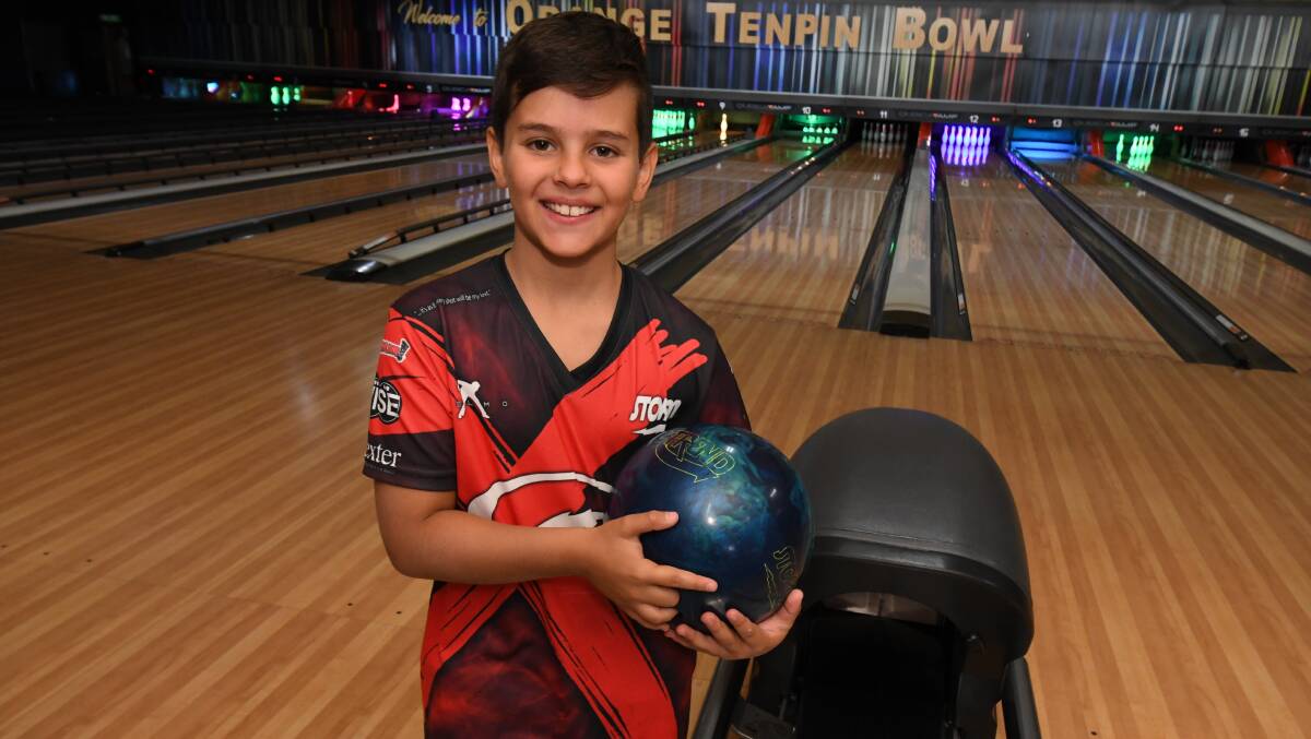 STRIKE: Eight-year-old Hugo Belmonte
will be taking part in the 30th NSW Country
Championships this weekend. Photo: JUDE KEOGH