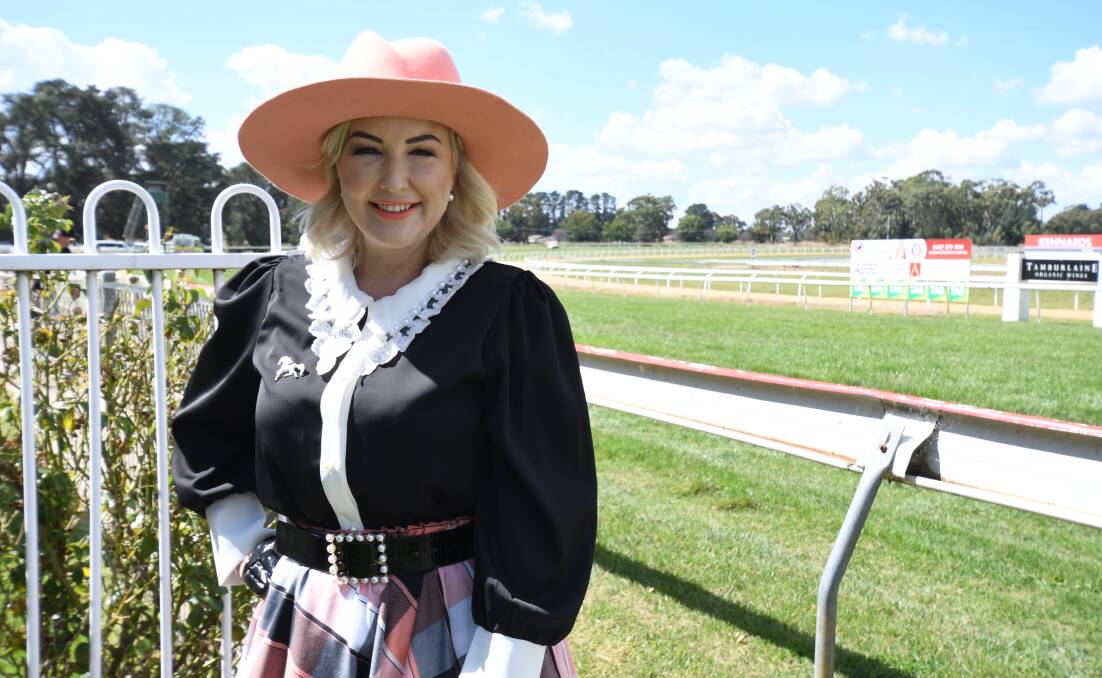 CHAMPION: Michelle Meyers took home the Fashions on the Field at Towac Park on Sunday and shared some tips. Photo: CARLA FREEDMAN.