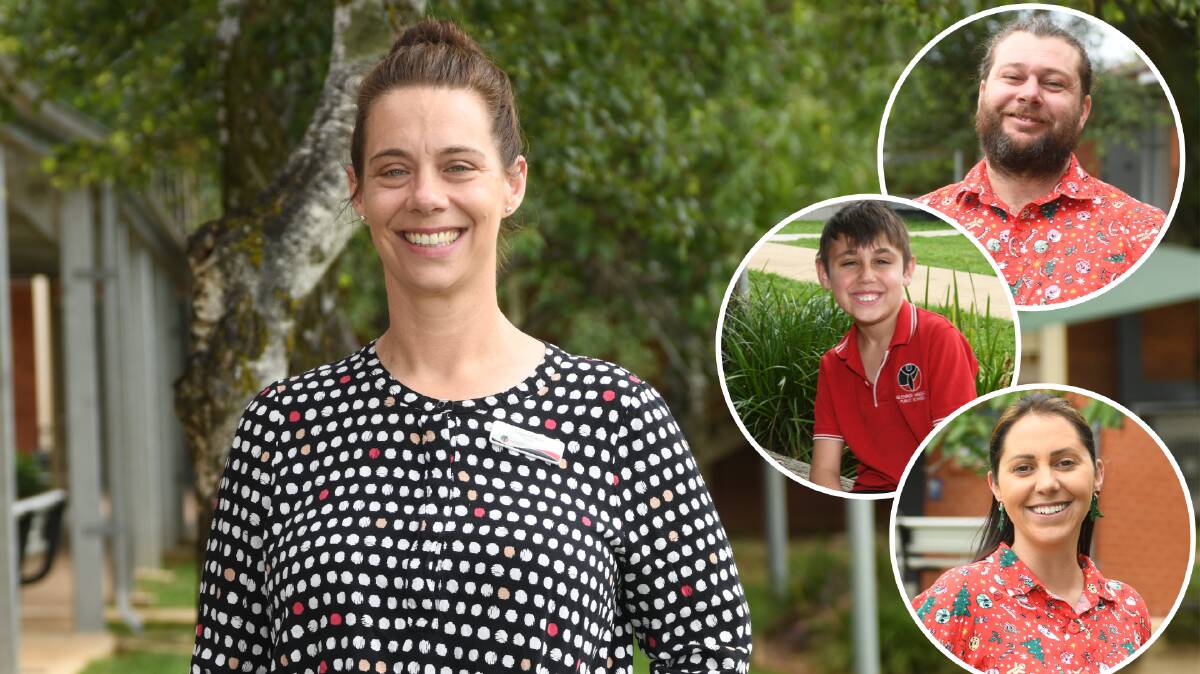 Tegan Davis, Dylan Kearns, Zac Cullen and Kirstie Tyerman have spoken about the Glenroi Heights Public School fire and the 12 months since. Pictures by Jude Keogh