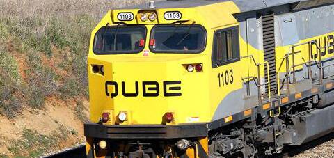 FINE: A file image of a Qube freight train. Photo: GRAHAM COTTERALL.