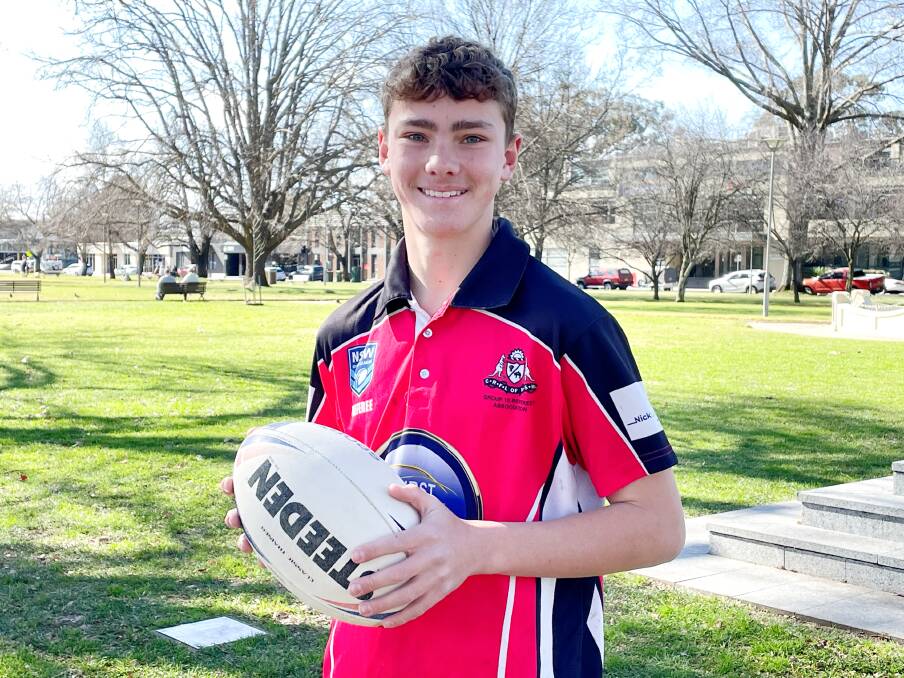 GREAT GOING: Kaiden Cole has been selected as one of six referees to officiate at this month's under 12s national rugby league competition in Woolongong. Photo: JUDE KEOGH.