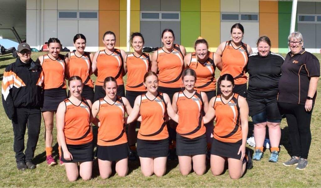 GREAT GOING: The open women's Orange hockey team finished third in divison one at the recent state championships.