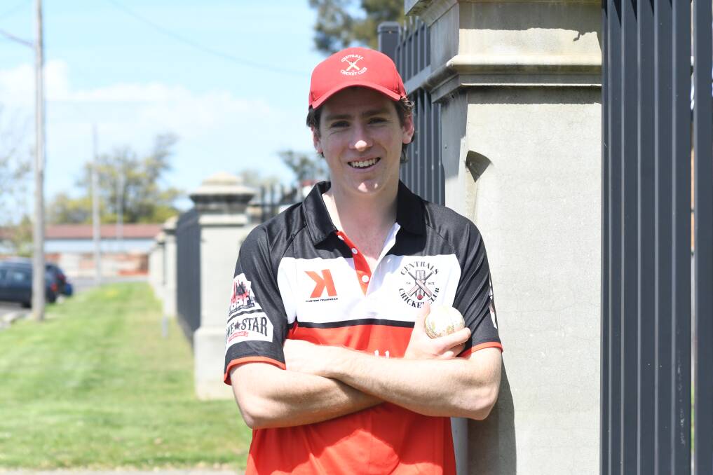 IN THE MIDDLE: Ed Dodds will captain Centrals in the 2021/22 Bathurst and Orange Inter District Cricket competition. Photo: JUDE KEOGH.