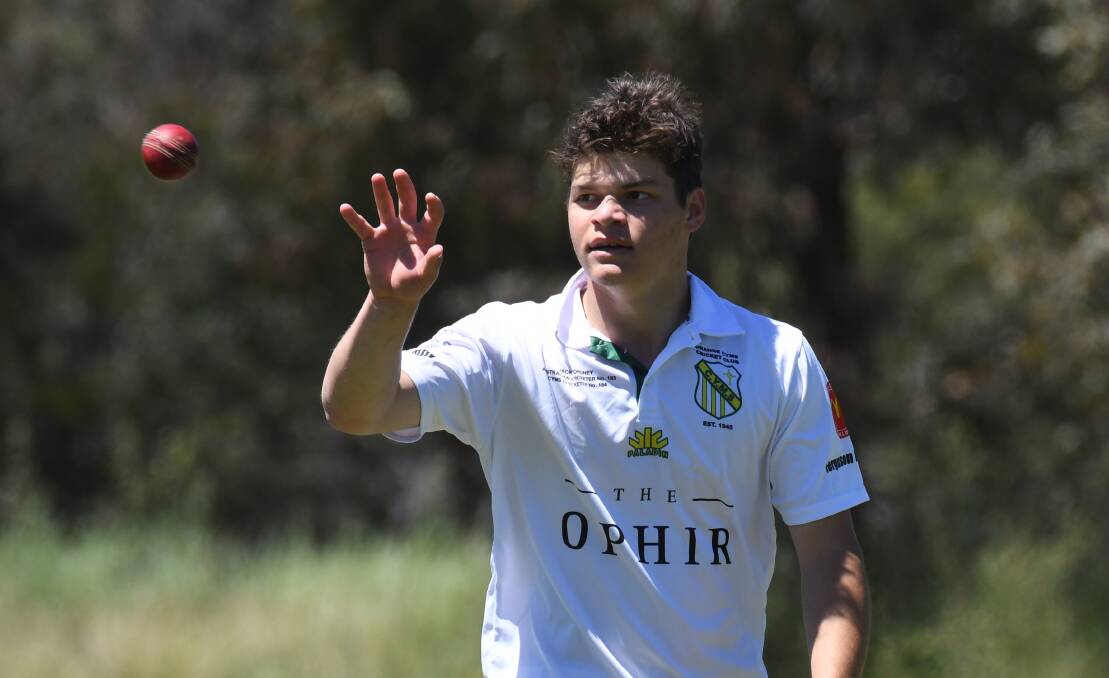 ON TARGET: Sean Donato has continued his fine form and remains at the top of the wicket-takers list for ODCA second grade. Photo: JUDE KEOGH.