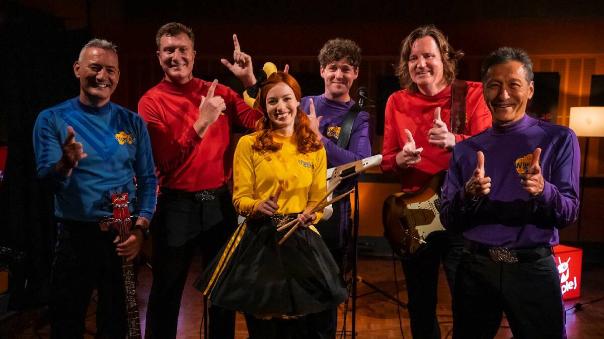 WINNERS: Murray Cook (second from the right) credited his time living in Orange to his love of music and eventual fame with The Wiggles.