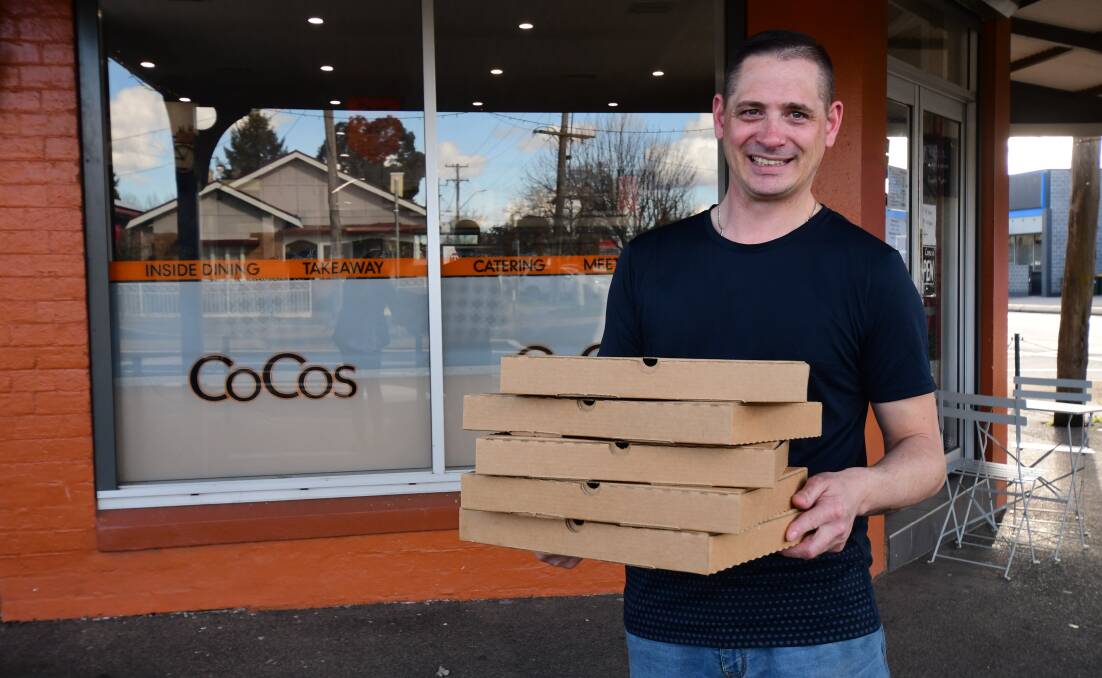 TASTY: Paul Dauvin's Paul's at Coco's has been named best pizza in the Central West by Triple M. Photo: CARLA FREEDMAN.