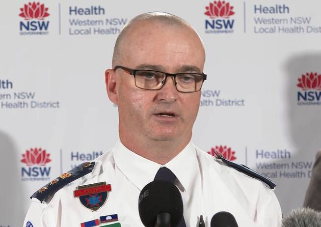 HELPING: Associate director clinical operations with the Western Sector of NSW Ambulance, David Horseman, gave examples of the conditions that paramedics work under.