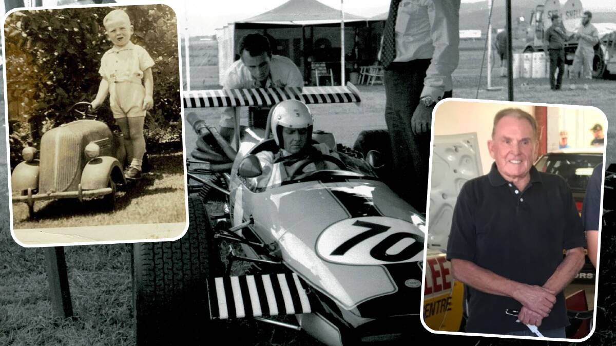 Robert 'Bob' Muir has always been a car enthusiast, right from the time he was a child growin up in Blayney. Pictures supplied.