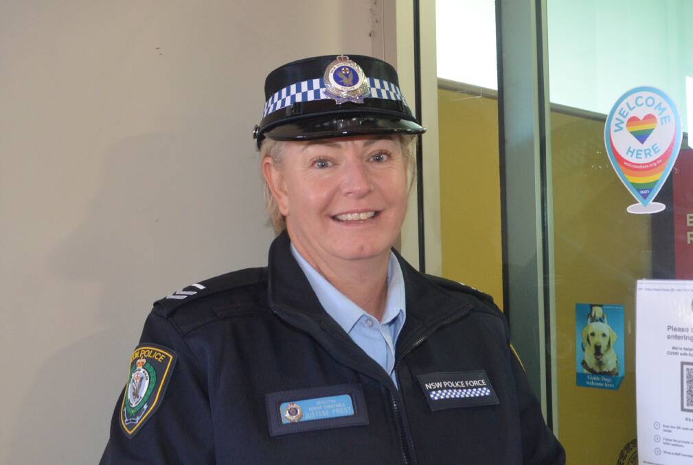 HELPING HAND: Senior Constable Justene Priest has been involved in the Gay and Lesbian Liaison Officers program for 25 years. Photo: RILEY KRAUSE.