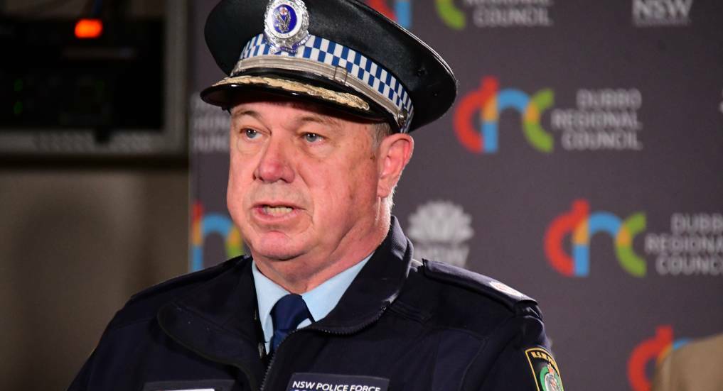 FINES: Assistant Commissioner Geoff McKechnie of NSW Police
