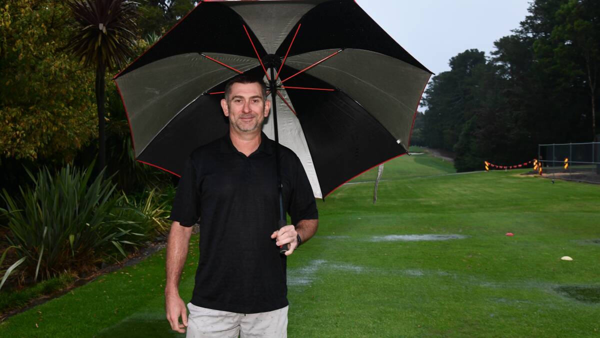 Murray Robotham battled wet weather to take out his maiden A Grade Wentworth Club Championship. Picture by Carla Freedman