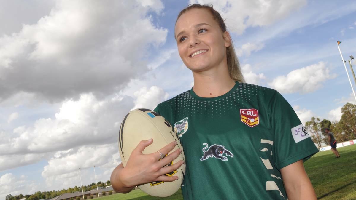 RARING TO GO: Heidi Regan has come a long way since playing for the Western Rams. Photo: NICK McGRATH
