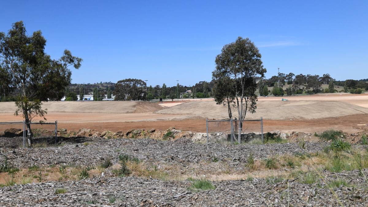 The development site for the Orange Sports Precinct. Picture by Jude Keogh