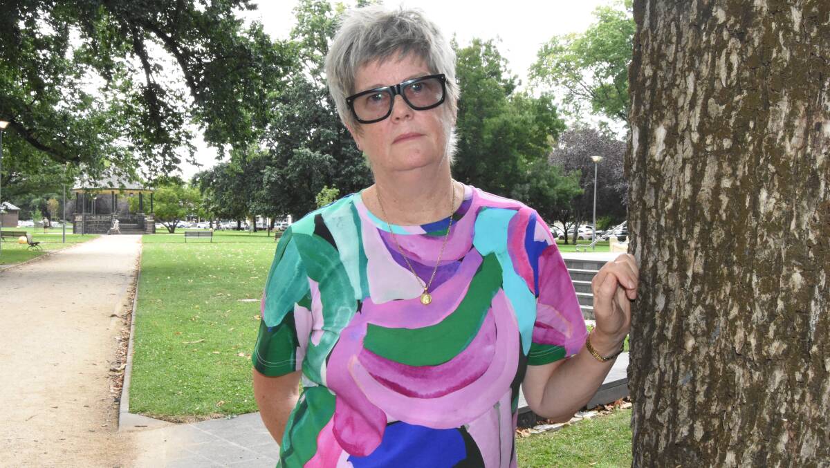 Libby Rhys-Jones in Robertson Park where events for the Rainbow Festival will take place. Picture by Riley Krause