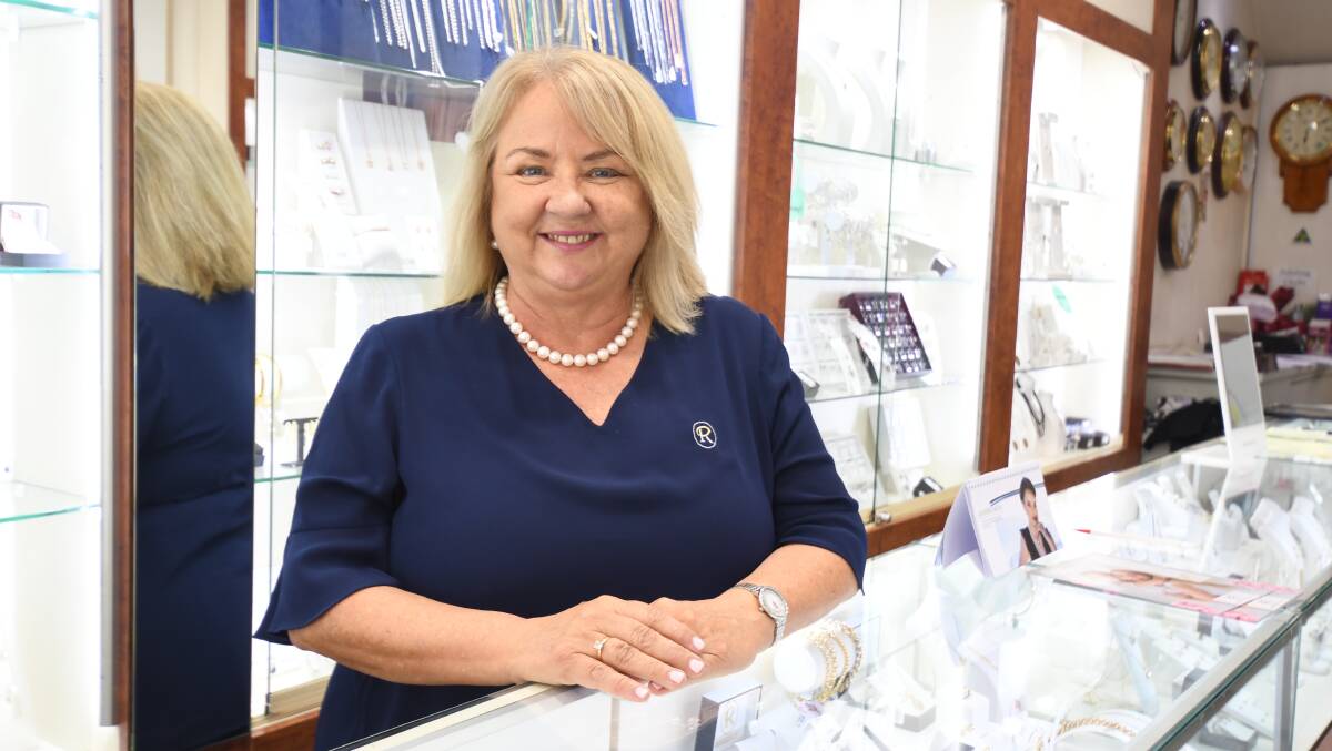 PEOPLE AROUND TOWN: Vicki Linklater started working for Regency Jewellers when she was 15 years old and is still at the business 47 years later. Photo: JUDE KEOGH.