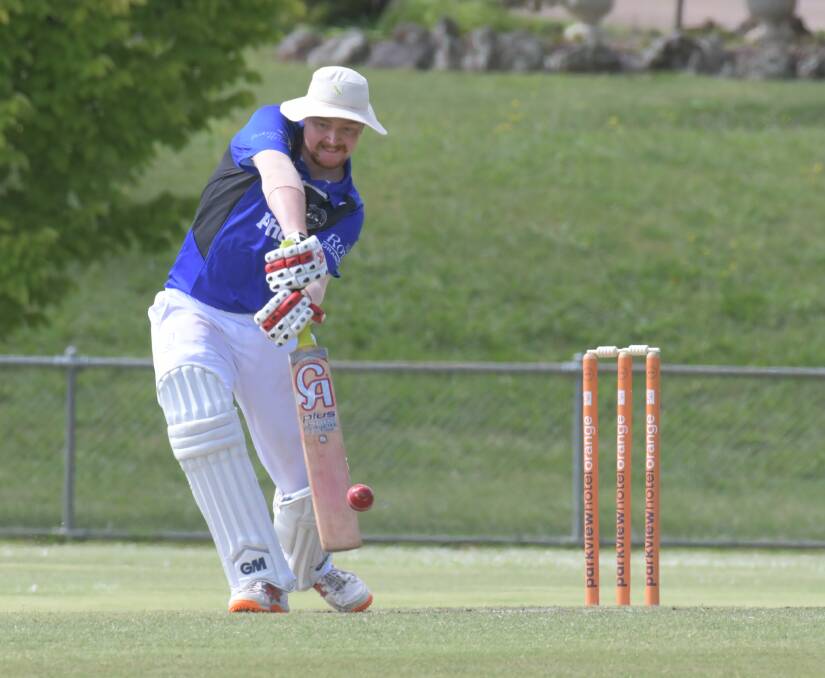 CLOSE CALL: Rory Daburger's 54 for Orange wasn't enough to get the job done as Molong ran out five-wicket winners in their Rod Hartas Trophy match. Photo: CARLA FREEDMAN.