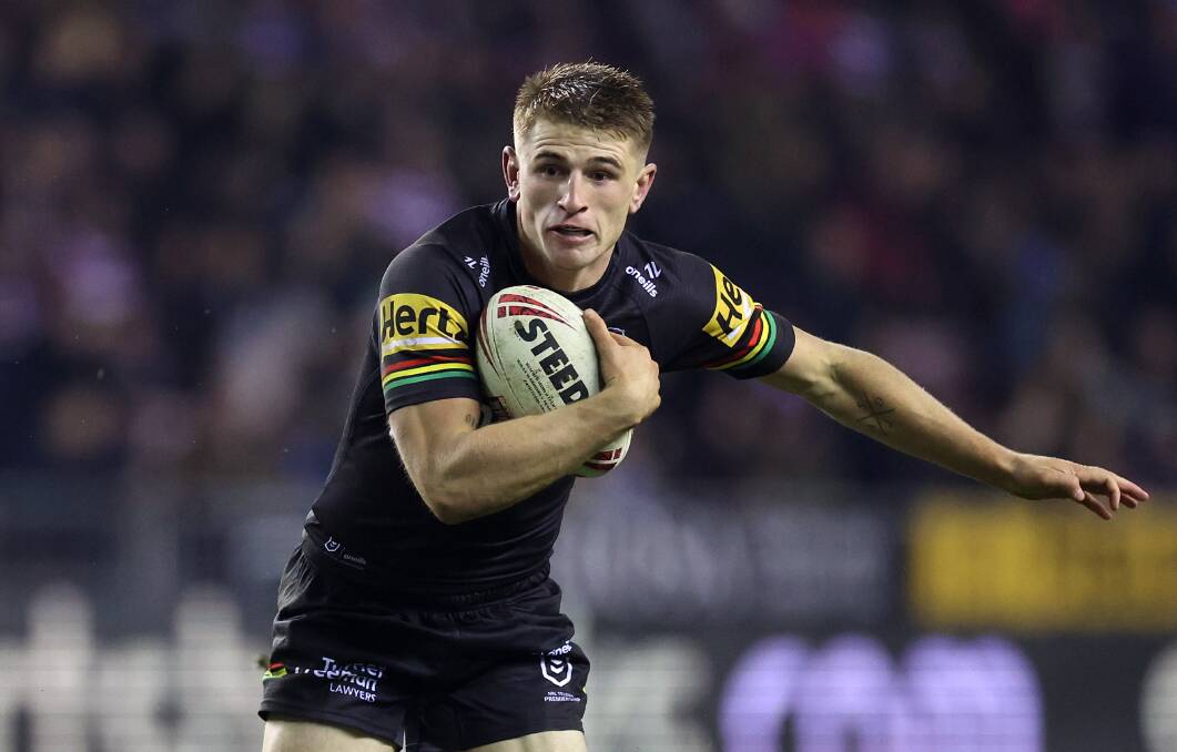 Jack Cole in action for the Penrith Panthers against Wigan in the World Club Challenge. Picture by Jan Kruger/Getty Images