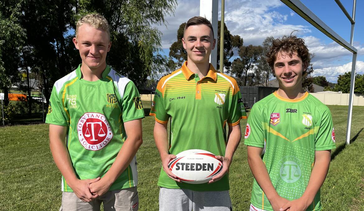 FIREPOWER: Angus Thompson, Angus Buchan and Charlie Westgeest have all been selected in the Western Rams Andrew Johns Cup squad for 2022. Photo: SUPPLIED.