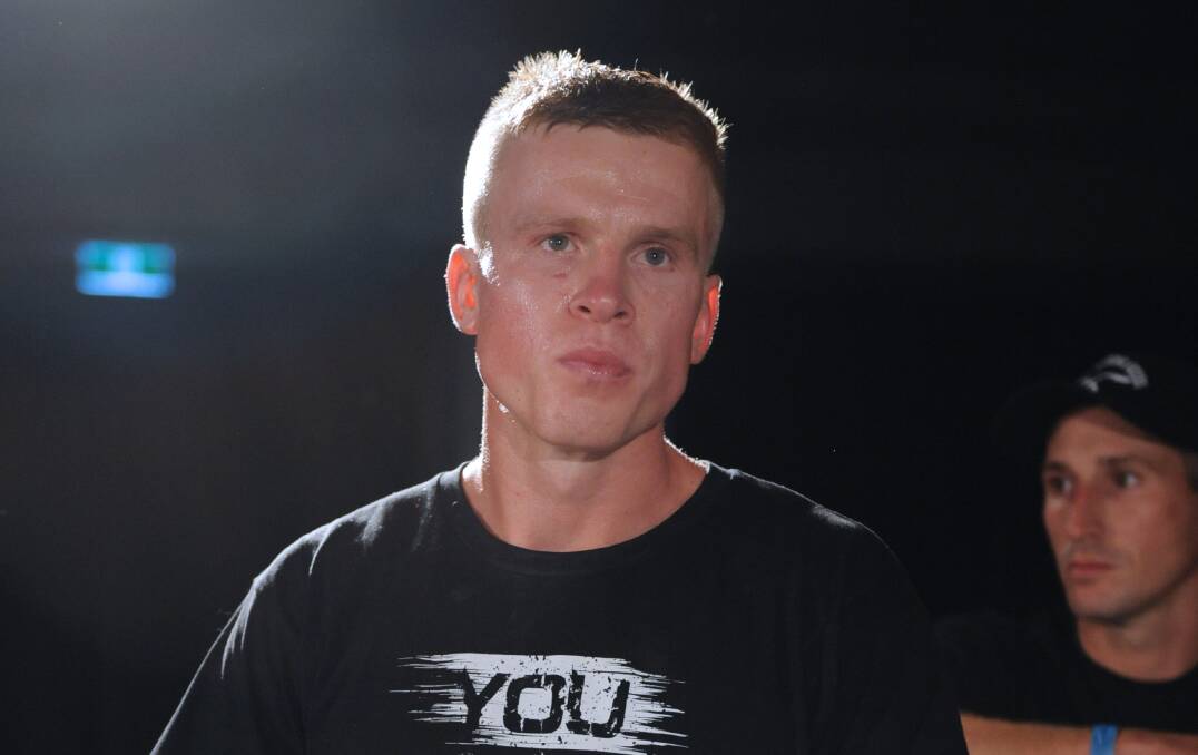 GAME FACE: Charlie Bubb is pencilled in to fight for the WBC light heavyweight championship on Saturday May 29. Photo: TERRY VORG (FACEBOOK: TV FIGHT PHOTOS).