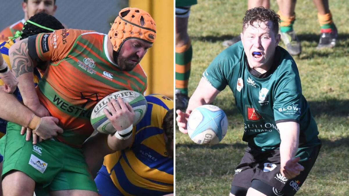 PRIDE: Josh Tremain and Charlie Henley have both been selected in the Central West Blue Bulls.