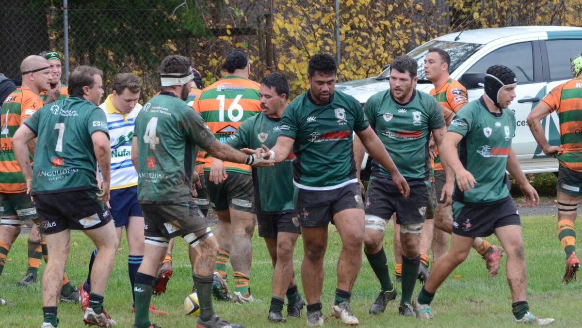 COMEBACK: Emus' Solomahe Fangatua scored his side's lone try in the first half. Photo: RILEY KRAUSE.