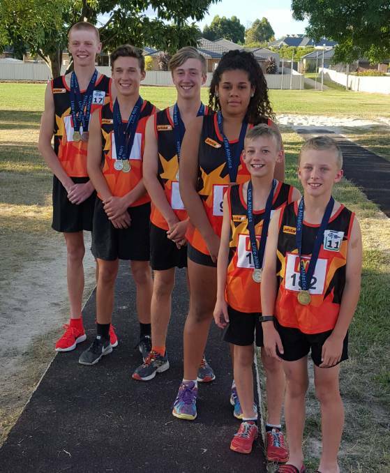 BLAST FROM THE PAST: Connor Whiteley, Ollie Keegan, Jackson Willis, Ebony Hay, Elliot Bangert and Stirling Farr in 2016.