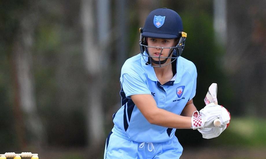 GO GET EM: Phoebe Litchfield included in 14-woman squad for the NSW Breakers' opening WNCL clash. Photo: NSW CRICKET.