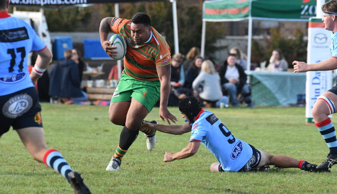SHELL-SHOCKED: Sia Nemani was a wrecking ball for Orange City during their opening round victory. Photo: JUDE KEOGH.
