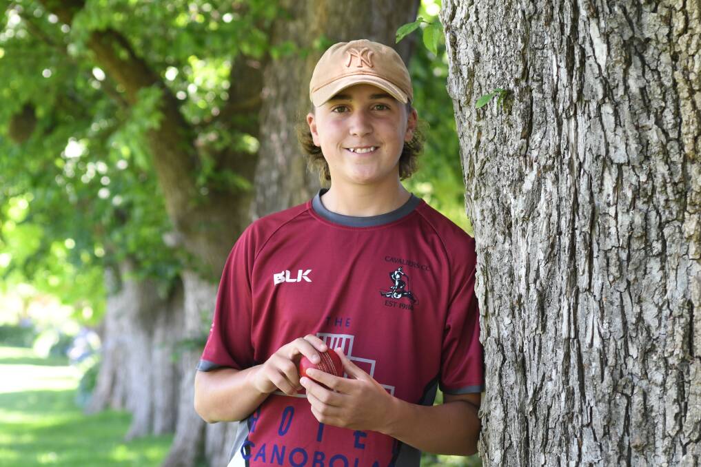 STAR ON THE RISE: Toby Middleton is hoping to show off his all-round ability later this month when he takes part in the under 14 State Challenge in Dubbo. Photo: JUDE KEOGH. 