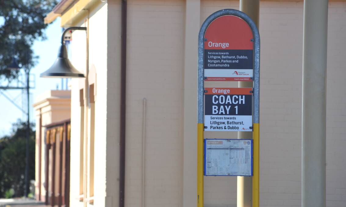 FINED: Orange train station where a COVID-positive woman from Dubbo arrived to Orange. Photo: JUDE KEOGH.