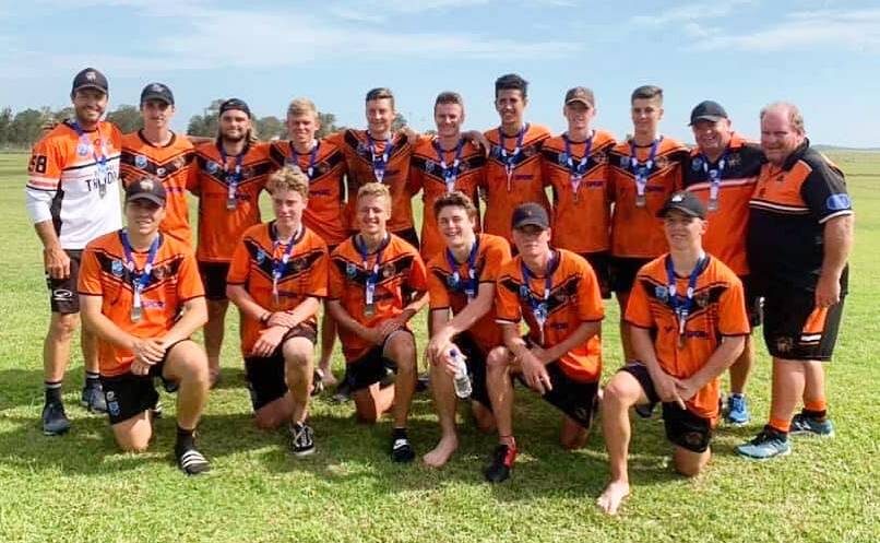 SO CLOSE: The men's 20s team were runners up at the NSW Touch Football State Cup.