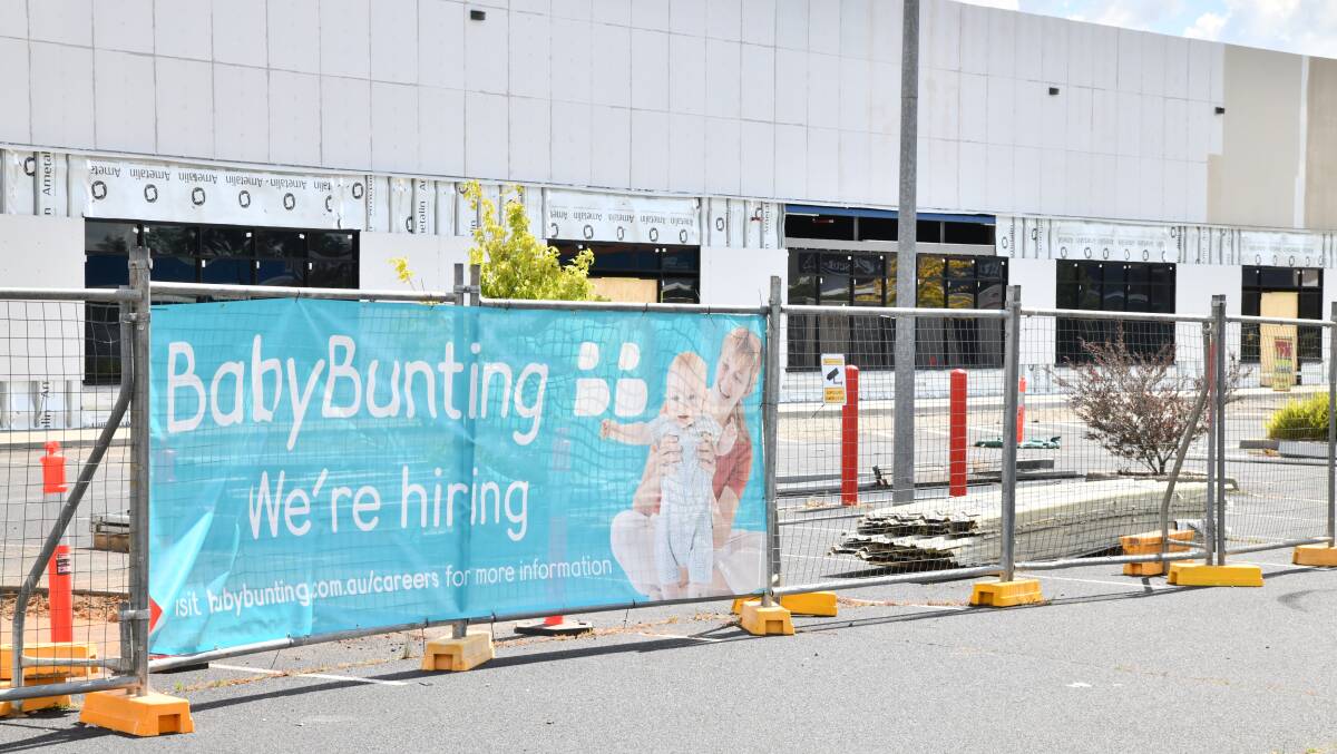 Baby Bunting is already locked in to take up one of the spots at the old Bunnings site. File picture.