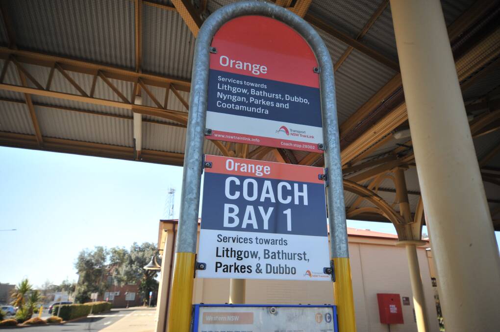 DANGEROUS JOURNEY: The coach bay at Orange Train Station. Photo: JUDE KEOGH.