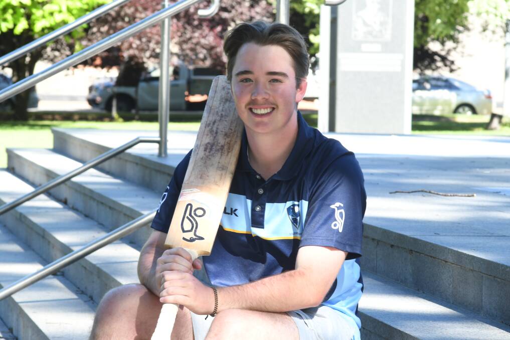 NEW ERA: Blake Weymouth will make the move to Sydney in the new year to play in NSW's Premier Cricket Competition. Photo: JUDE KEOGH