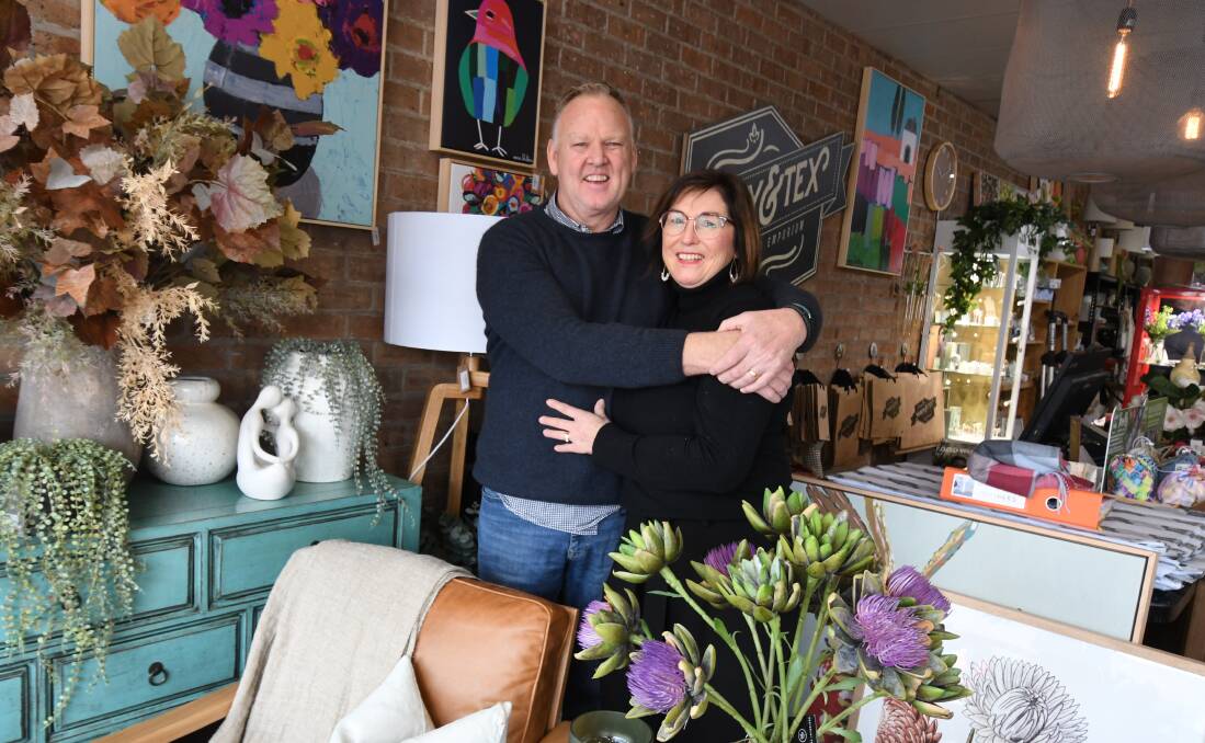 WILL BE MISSED: Terry and Marianne Nagle have decided to step away from their 'Mary and Tex' business in order to spend more time with their family.. Photo: JUDE KEOGH.
