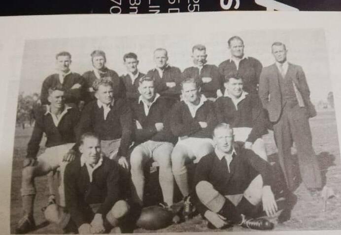 HISTORY: Canowindra 1946 Jack Hore Cup side. Photo: SUPPLIED.