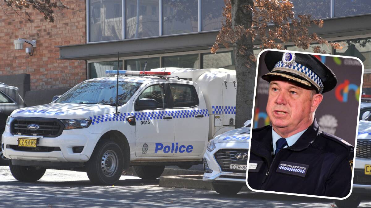 BIG NUMBER: Assistant Commissioner Geoff McKechnie of NSW Police revealed the number of fines handed out across the region. 
