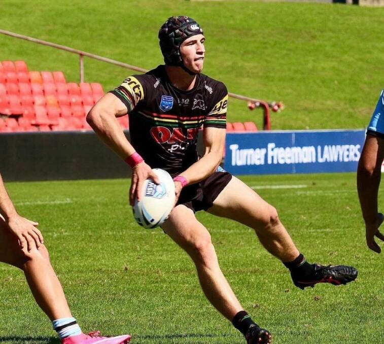 DREAMING BIG: Jack Cole has been selected in the Future Blues side that will come together for a two day camp next month. Photo: PENRITH PANTHERS.