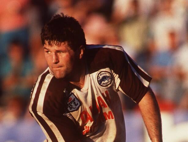 WELL LOVED: Royce Simmons in his playing days with the Panthers. Photo: NRL IMAGERY.